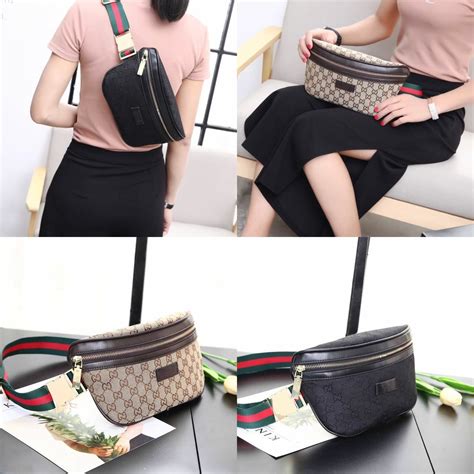 tas pinggang gucci original